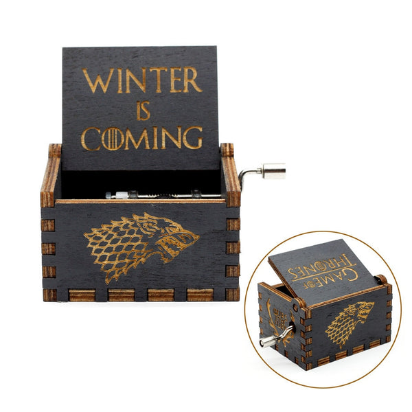 Game of Thrones Handcrank Wooden Music Box