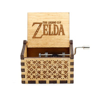 The Legend of Zelda - Song of Storms - Handcrank Wooden Music Box