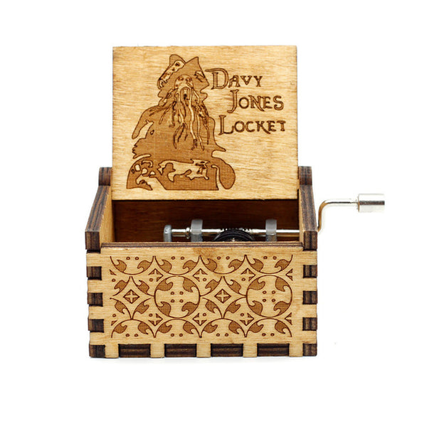 Davy Jones Locket - Handcrank Wooden Music Box