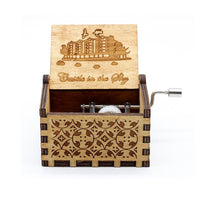 Castle in the Sky Handcrank Wooden Music Box