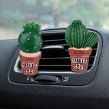 Sunny Day Cactus Car Air Freshener Clip