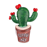 Sunny Day Cactus Car Air Freshener Clip