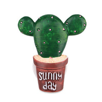 Sunny Day Cactus Car Air Freshener Clip